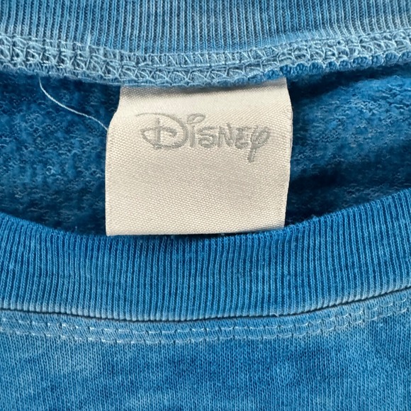 Disney‎ Mickey Mouse Blue Graphic Pullover Sweatshirt Youth Size M (7/9) Winter - Picture 5 of 8